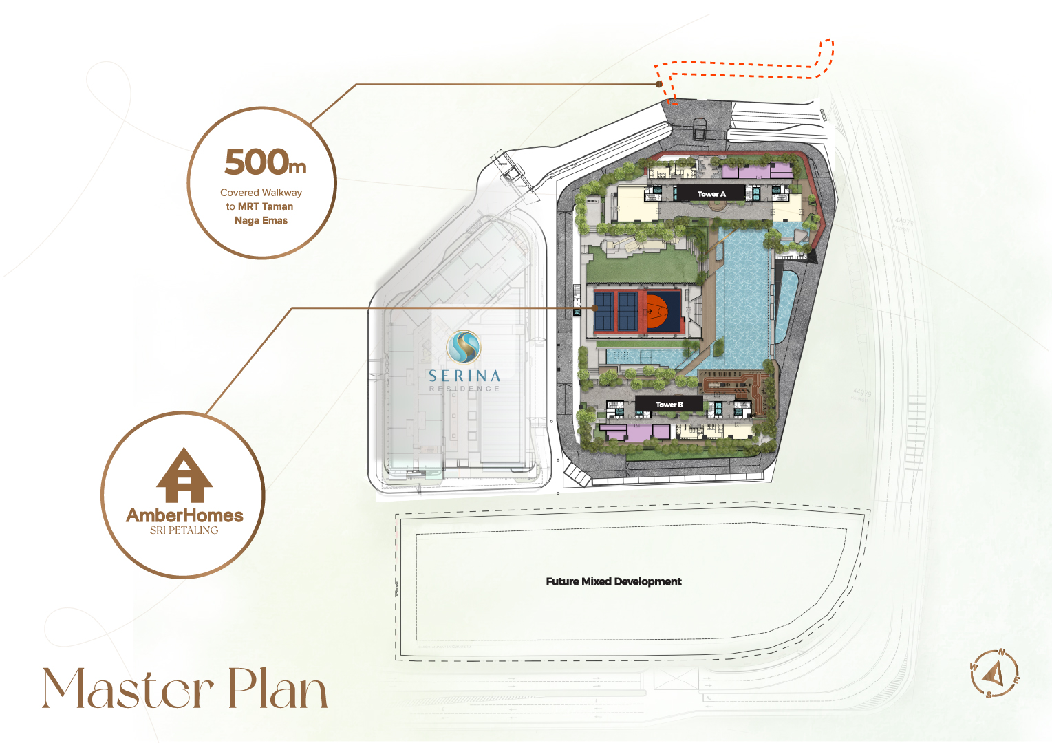 Master Plan, Amber Homes, Sri Petaling